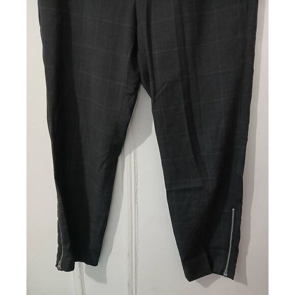 Allsaints mens size 30 fine wool gray trouser pants zipper ankle - Picture 3 of 9